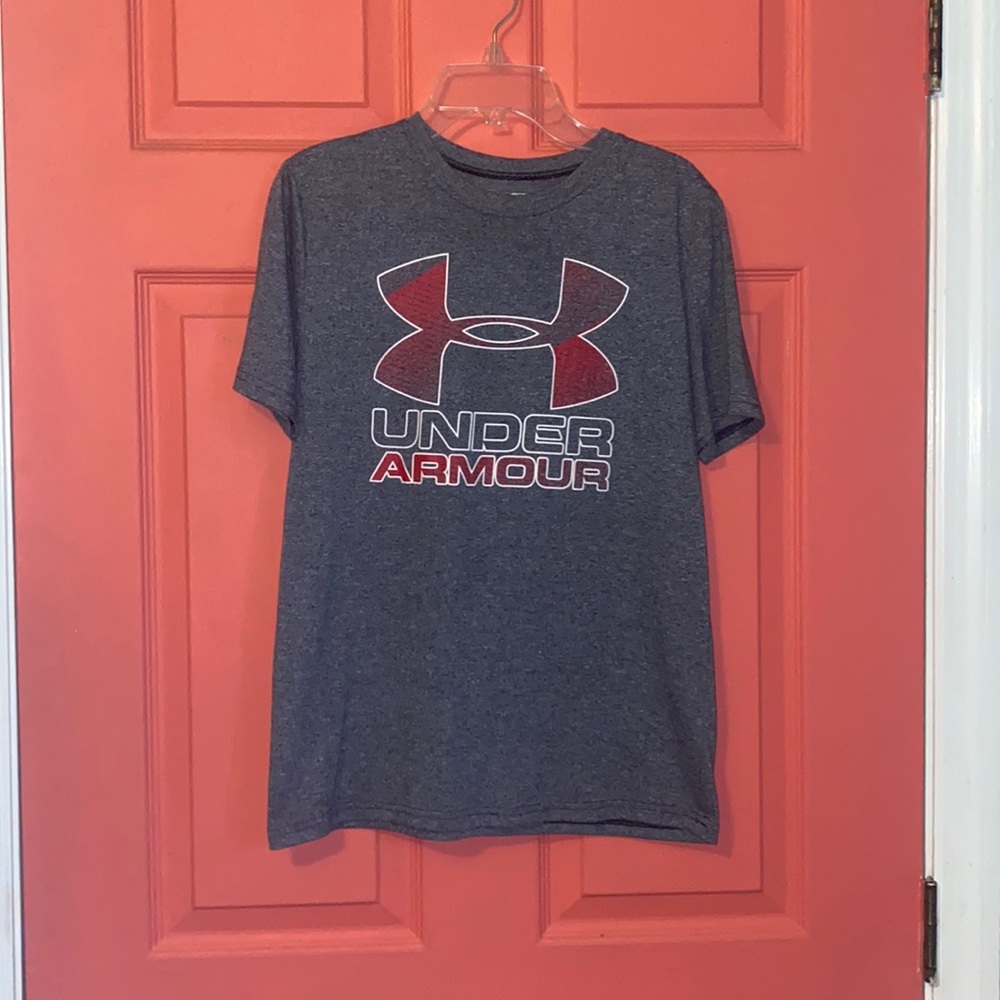 Under Armor Gray T-shirt (Youth Large)